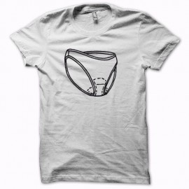 Shirt Vieux slip blanc pour homme et femme
