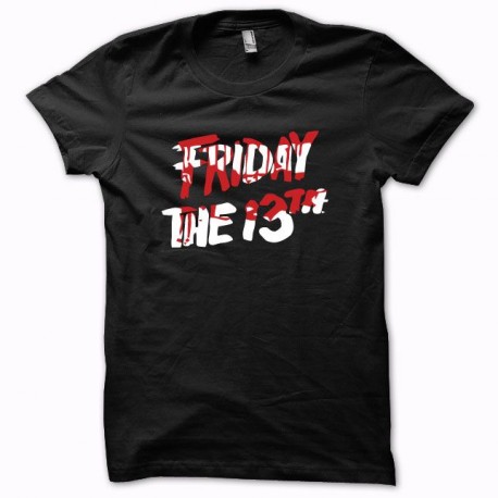 Shirt vendredi 13 Jason Voorhees? blanc/noir pour homme et femme