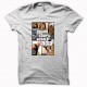 Shirt Grand theft auto india blanc pour homme et femme