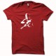 Shirt Cobra blanc/rouge pour homme et femme