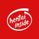 Shirt Hentai Inside special blanc/rouge pour homme et femme