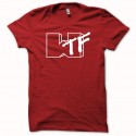 Shirt WTF? What the fuck rouge pour homme et femme