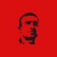 Shirt Eric Cantona god noir/rouge pour homme et femme