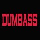 Shirt DUMBASS rouge/noir pour homme et femme