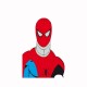 Shirt Spiderman minerve parodique blanc pour homme et femme