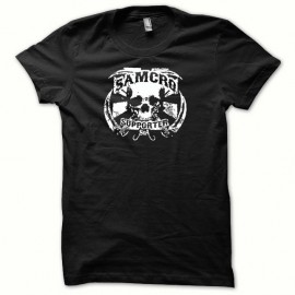 Shirt Samcro SOA SUPPORTER version Sons of anarchy blanc/noir pour homme et femme