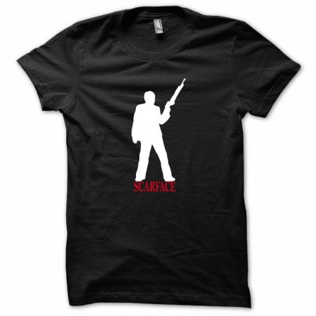Shirt scarface al paccino blanc/noir pour homme et femme