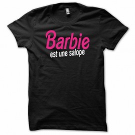 Shirt Barbie est une he oui ! violet/noir pour homme et femme