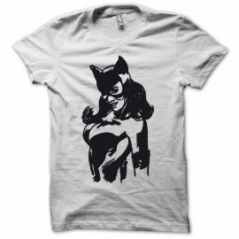 Shirt catwoman noir/blanc pour homme et femme