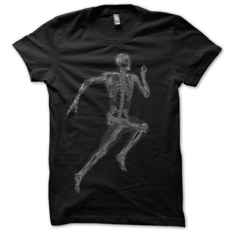 Shirt corps humain radio noir pour homme et femme