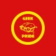 Shirt geek pride jaune/rouge pour homme et femme