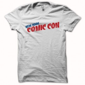Shirt comic con new york blanc pour homme et femme