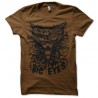 Shirt chat satanique marron pour homme et femme
