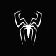 Shirt Spiderman classique blanc/noir pour homme et femme