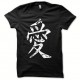 Shirt Naruto symbole rare noir pour homme et femme