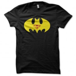 Shirt Batman vs superman parodie humoristique jaune/noir pour homme et femme