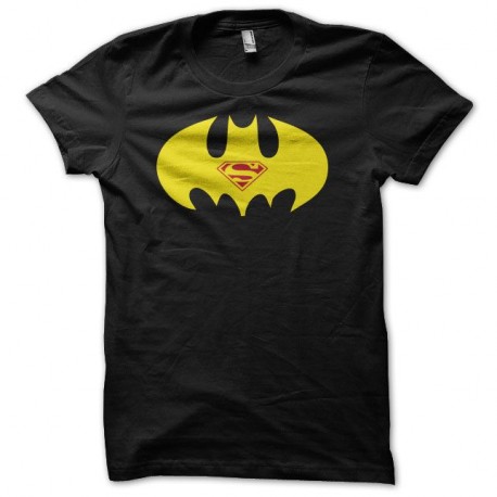 Shirt Batman vs superman parodie humoristique jaune/noir pour homme et femme