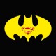 Shirt Batman vs superman parodie humoristique jaune/noir pour homme et femme