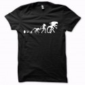 Shirt Alien xénomorphe Evolution noir/blanc slim fit pour homme et femme