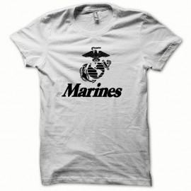 Shirt Marines américain noir/blanc pour homme et femme