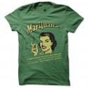 Shirt Marijuana vert pour homme et femme