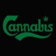 Shirt cannabis weeds canabis vert/noir pour homme et femme