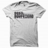 Shirt best boyfriend facebook blanc pour homme et femme