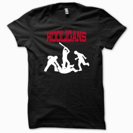 Shirt Football hooligans hooligan rouge/noir pour homme et femme