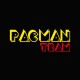 Shirt pacman pac man team jaune/noir pour homme et femme