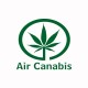 Shirt air canabis parodie avion air canada vert/blanc pour homme et femme