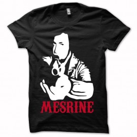 Shirt Jacques René Mesrine version cultisime blanc/noir pour homme et femme