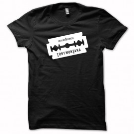 Shirt Cocaine business Tony montana noir pour homme et femme