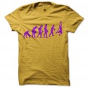 Shirt basket evolution NBA couleur lakers jaune pour homme et femme