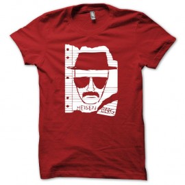 Shirt Breaking bad Heisenberg version cahier blanc/rouge pour homme et femme