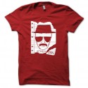 Shirt Breaking bad Heisenberg version cahier blanc/rouge pour homme et femme