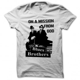 Shirt Blues Brothers noir/blanc pour homme et femme