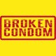 Shirt Broken condom jaune pour homme et femme