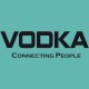 Shirt Vodka Connecting People le vrai bleu pour homme et femme