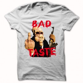 Shirt Bad Taste blanc pour homme et femme