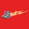 Shirt nike air mcfly back to the futur rouge pour homme et femme