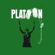 Shirt Platoon noir/vert bouteille pour homme et femme