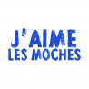 shirt j'aime les moches blanc pour homme et femme