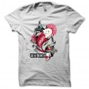 Shirt carpe japon tatouage poisson blanc pour homme et femme