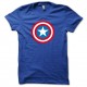 Shirt Capt America bleu royal pour homme et femme