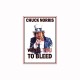 Shirt Chuck Norris wants you blanc pour homme et femme