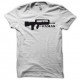 Shirt Famas fusil d'assaut français noir/blanc pour homme et femme