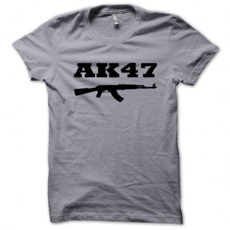 Shirt AK-47 kalachnikov noir/gris pour homme et femme