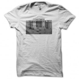 Shirt techno sound system tekos blanc pour homme et femme