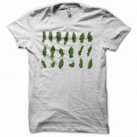 Shirt Marijuana Hemp vert/blanc pour homme et femme