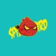 Shirt angry birds parodie spiderman bleu pour homme et femme